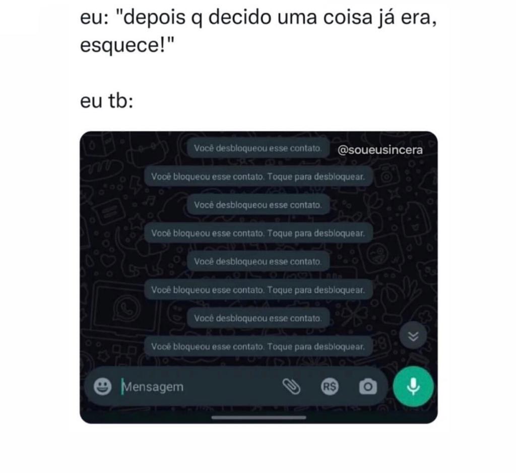 Eu quando decido algo