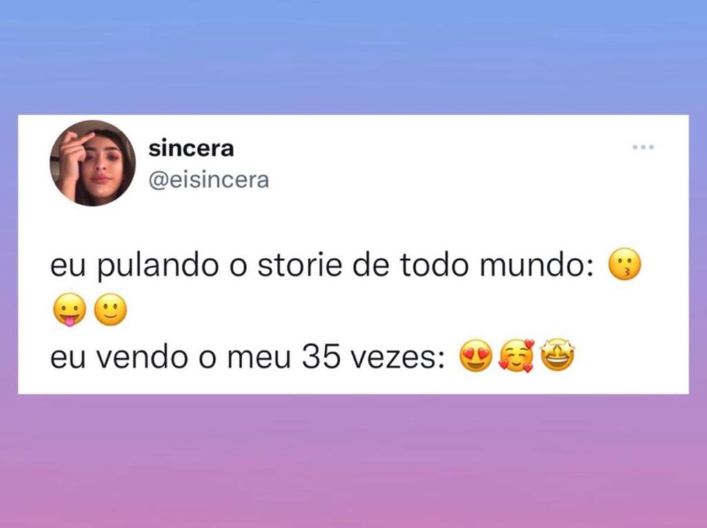 Eu com stories