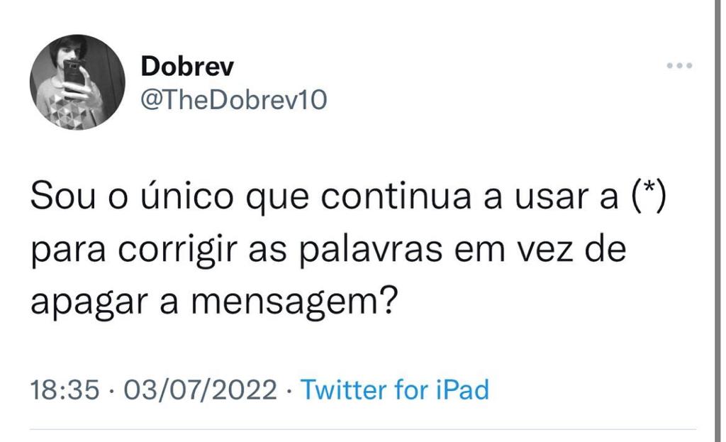 Será que sou o único?