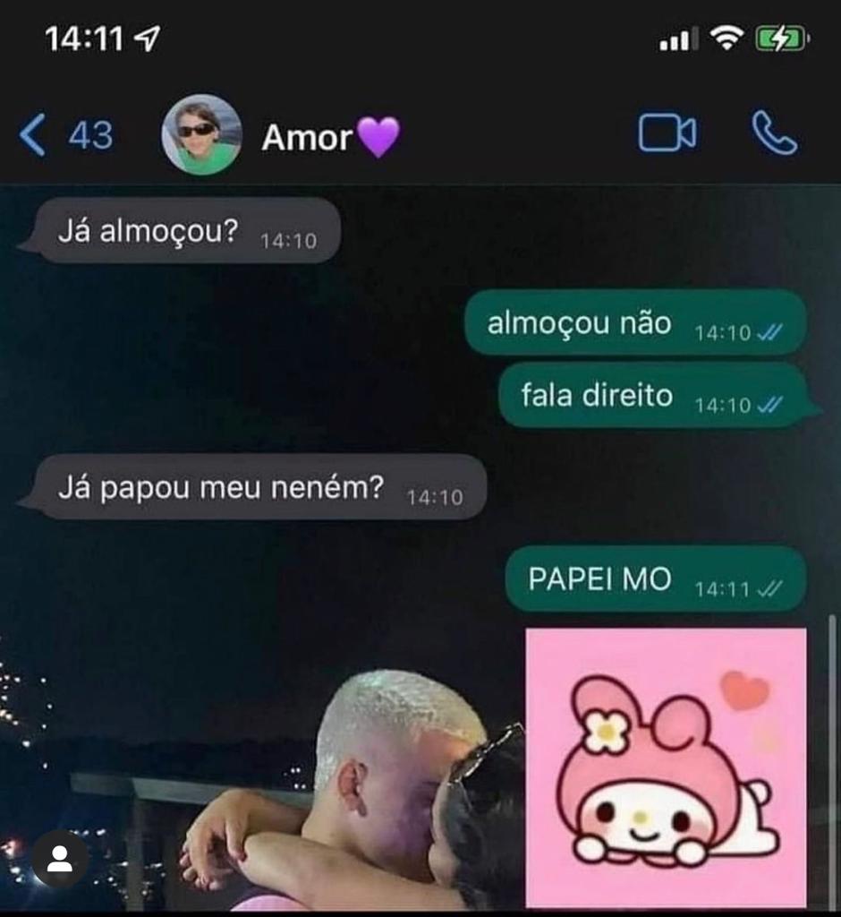 Relacionamento de quem?