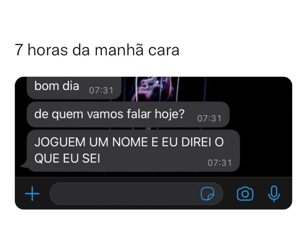 7 da manhã!