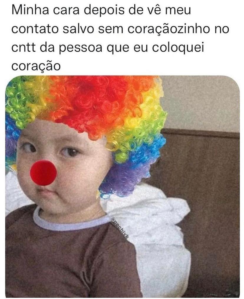 Sou uma palhaçada pra vc?