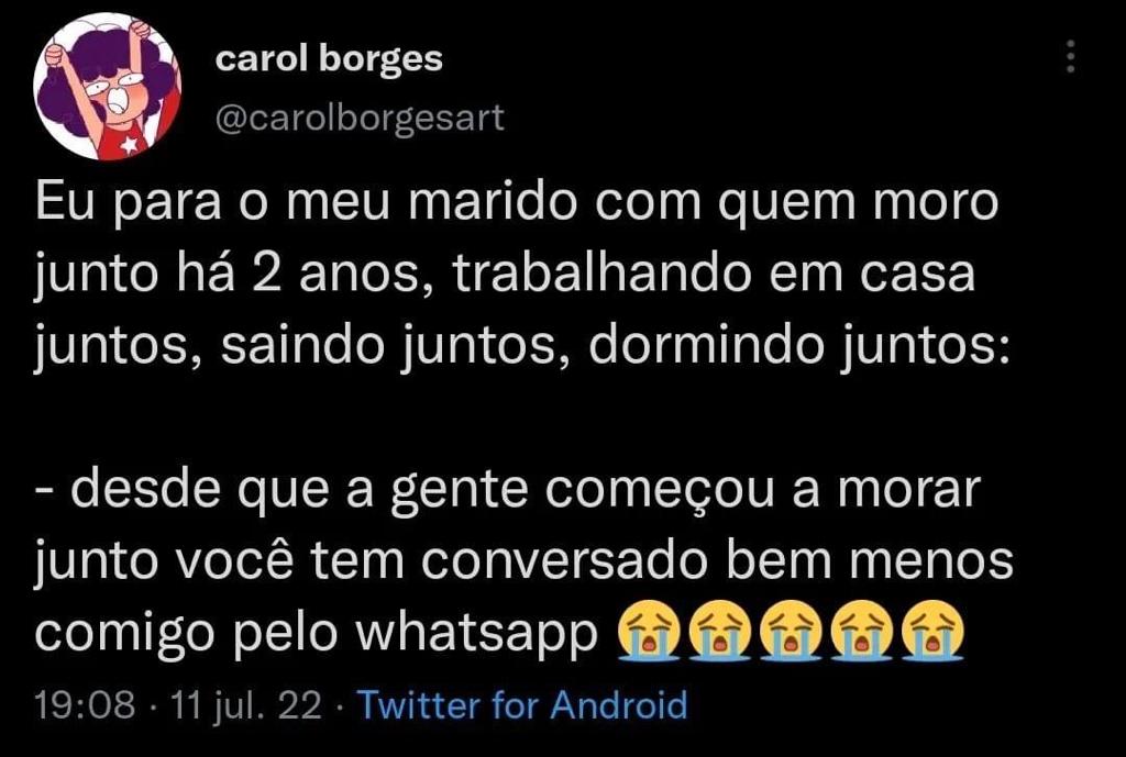 As reclamações do casal