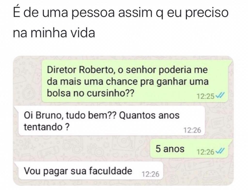 Preciso de uma pessoa dessa na minha vida