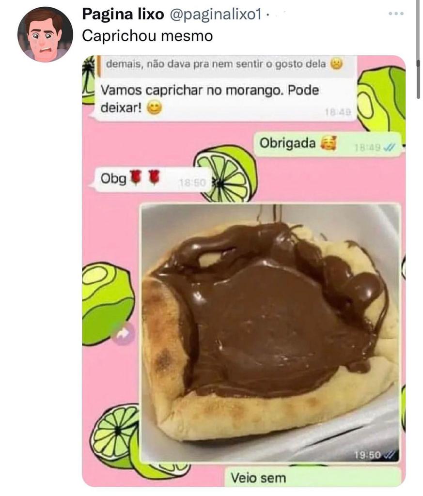 Caprichou mesmo