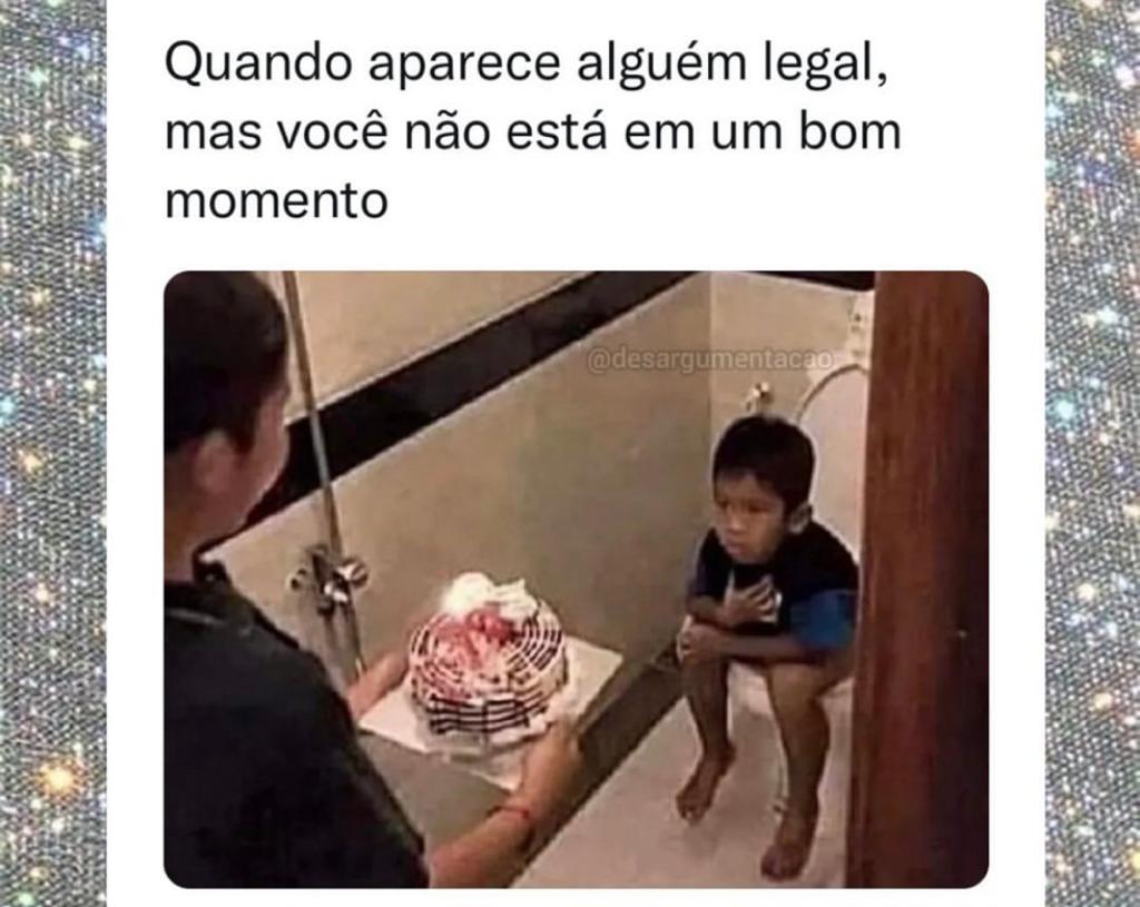 Momento não muito propício