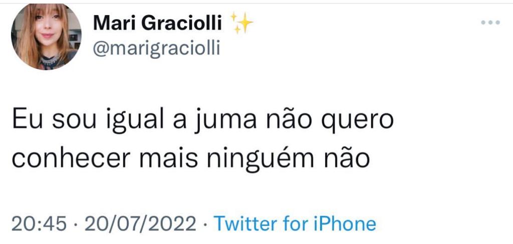 Tô igual a Juma já