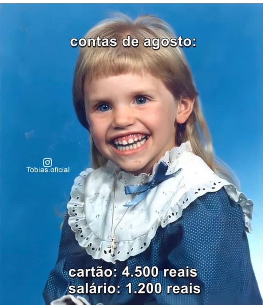 Minhas contas de agosto