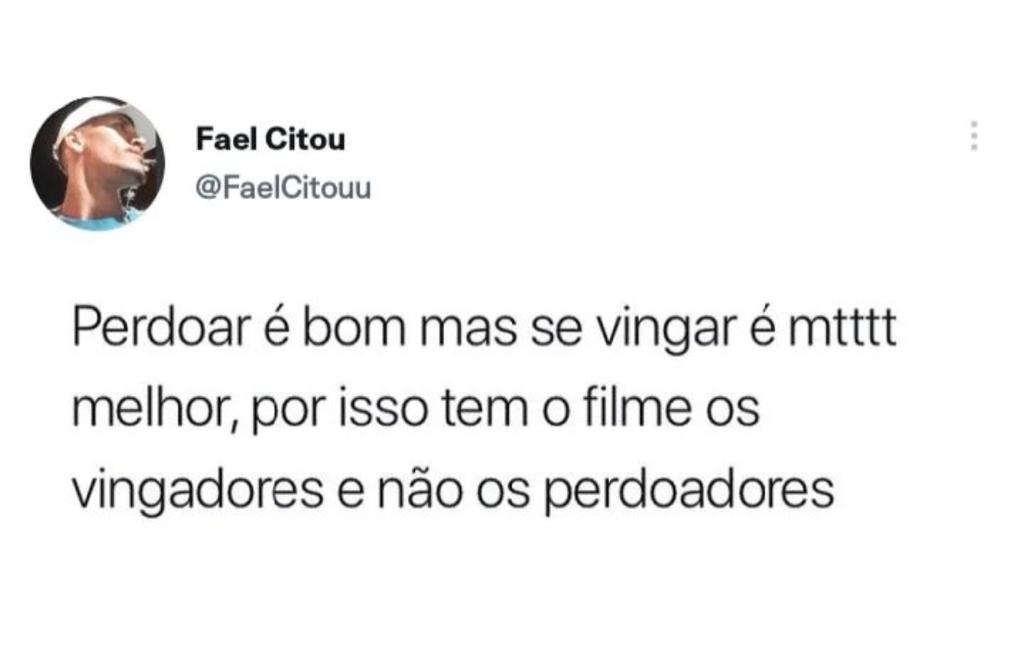 Se vingar é melhor
