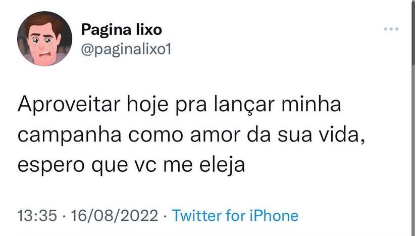 Aproveitar pra me lançar hoje