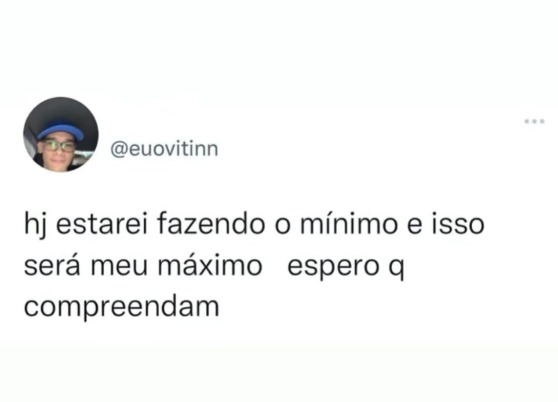 Espero que compreendam