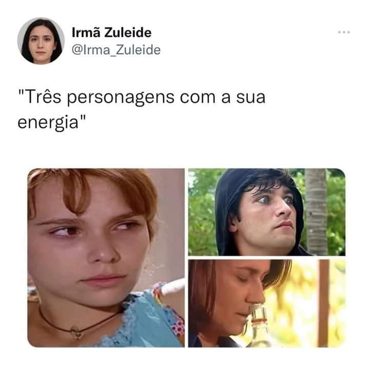 Meus 3 personagens