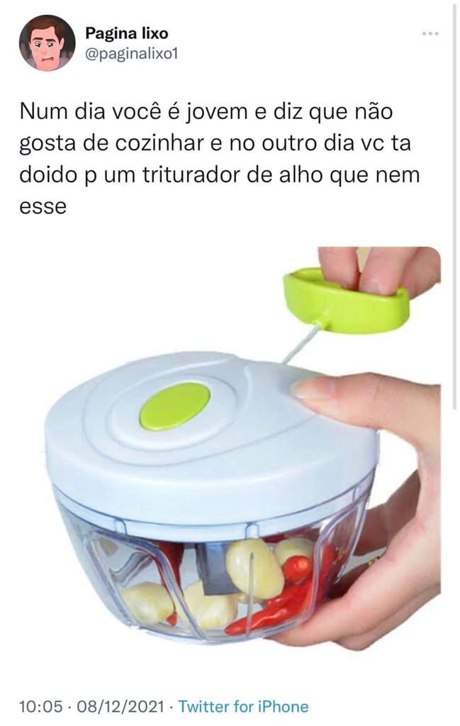 Num dia você é jovem, outro dia quer um desses