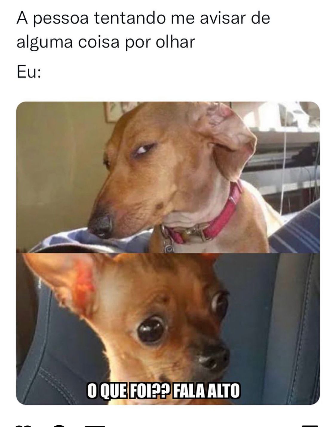 Fala alto!