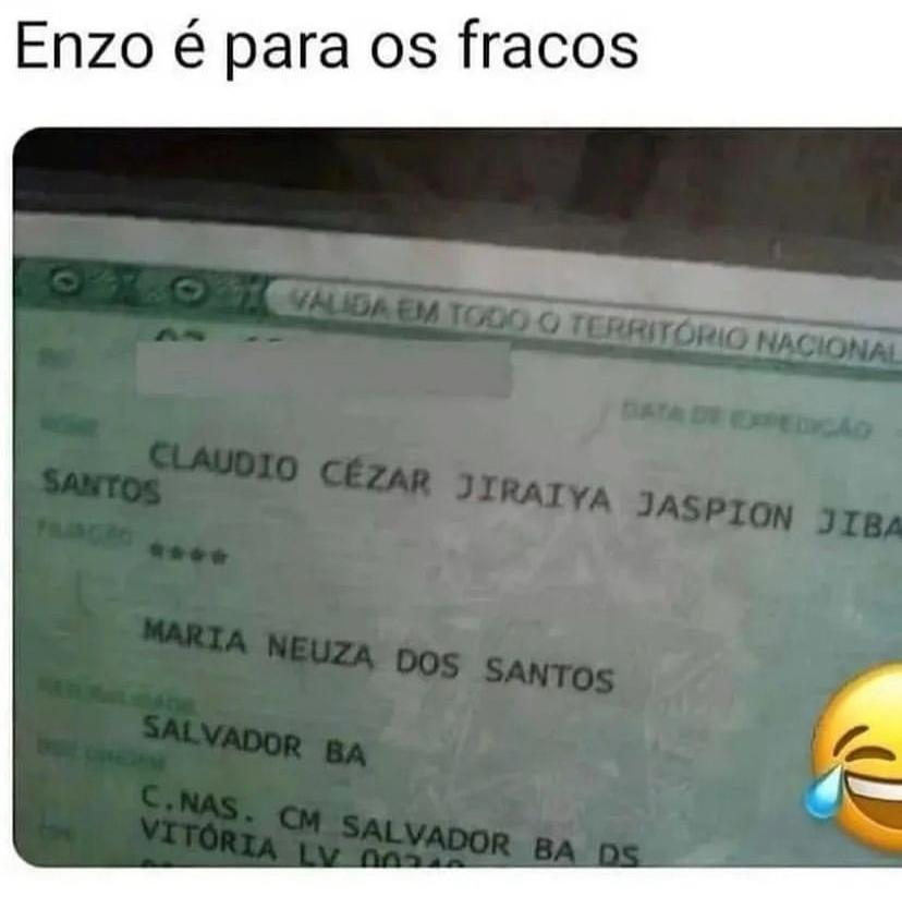 Enzo é para os fracos