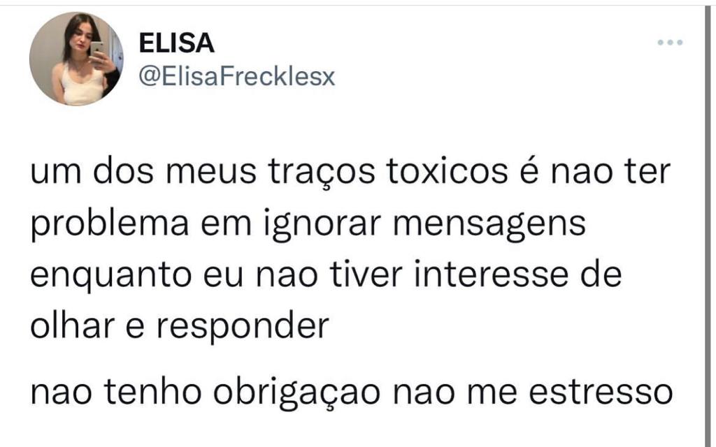 Meu traço tóxico