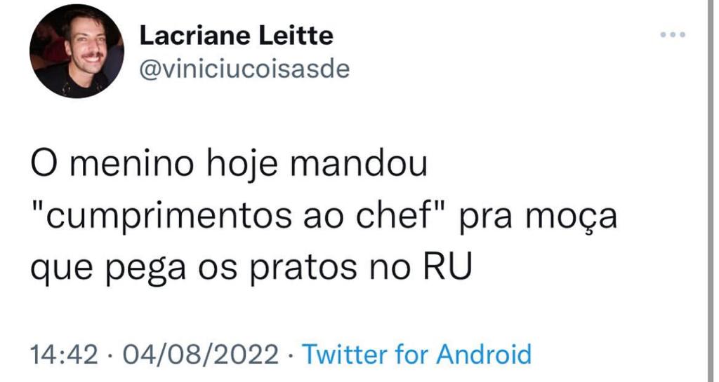 Amigo de quem no RU?
