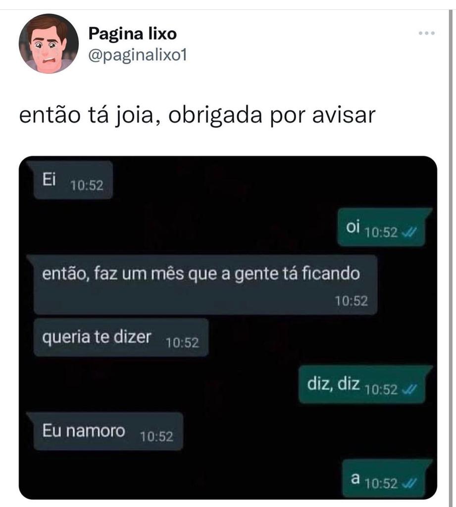Então tá joia