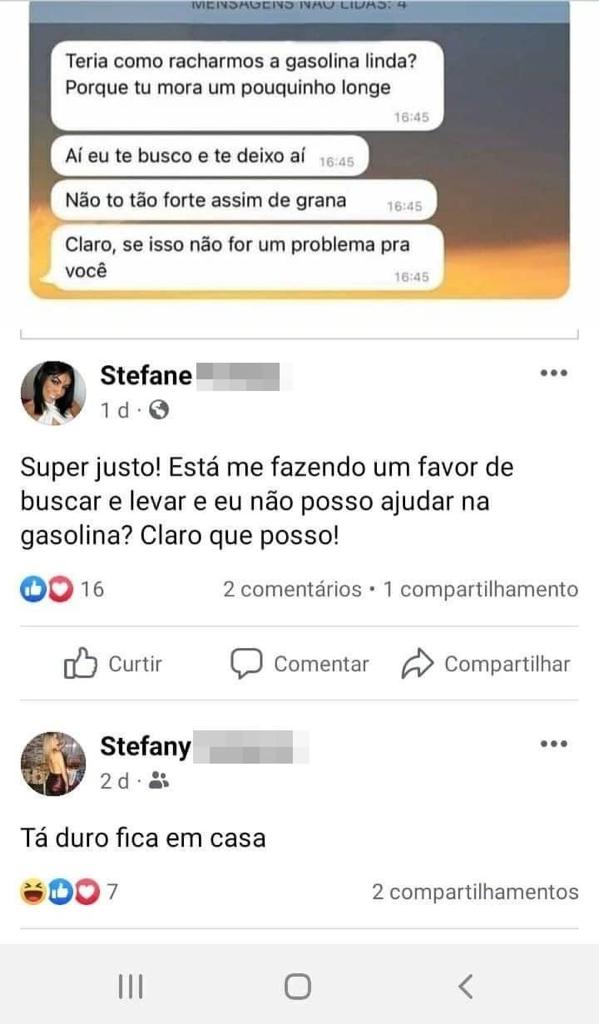 Tá duro fica em casa