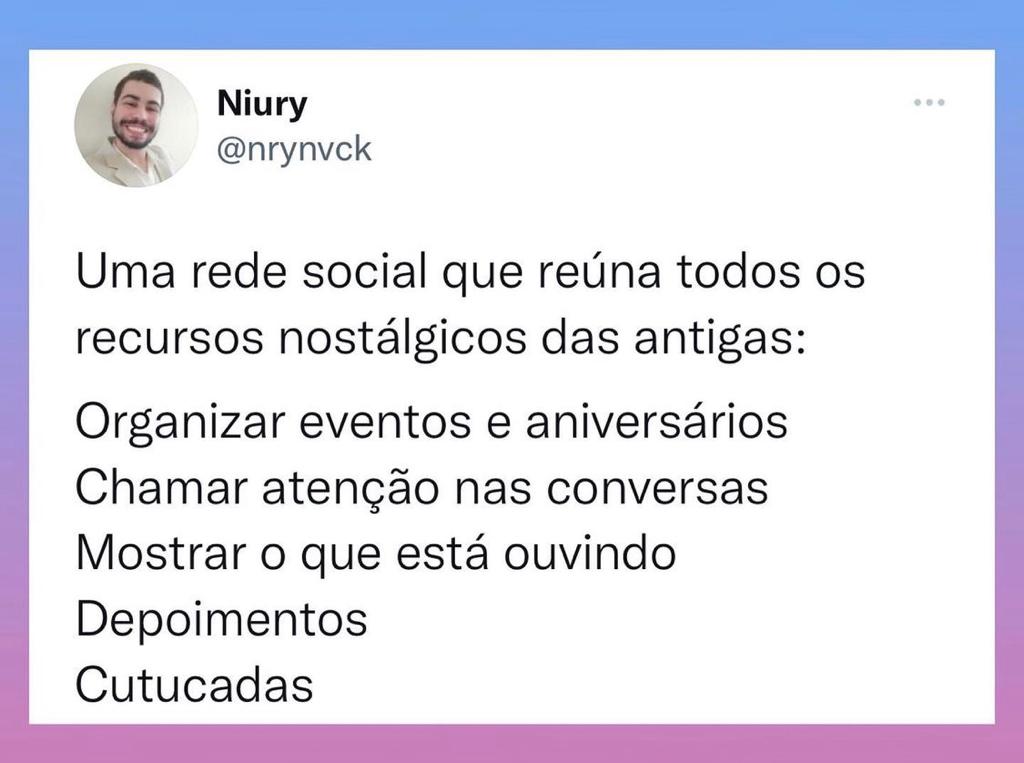 Uma rede social dessas
