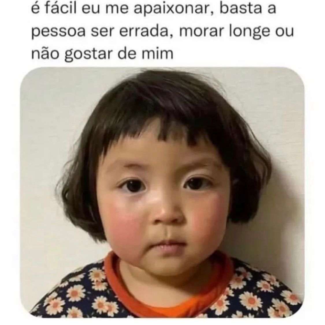 É fácil eu me apaixonar