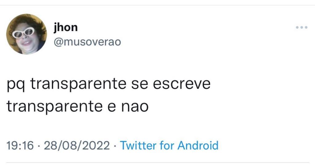 Alguém sabe o porquê?