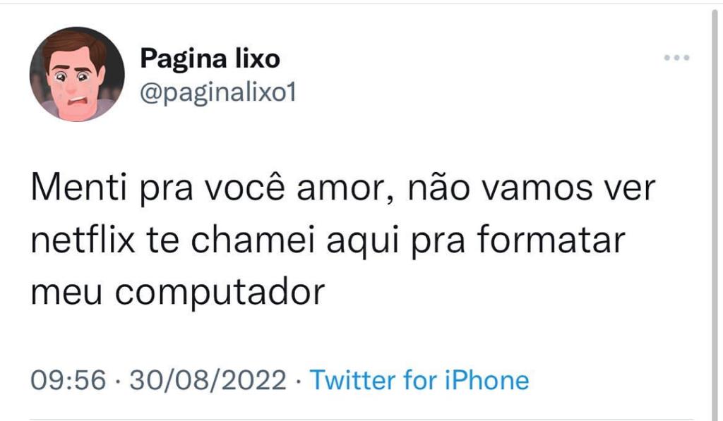 Menti pra vc, amor