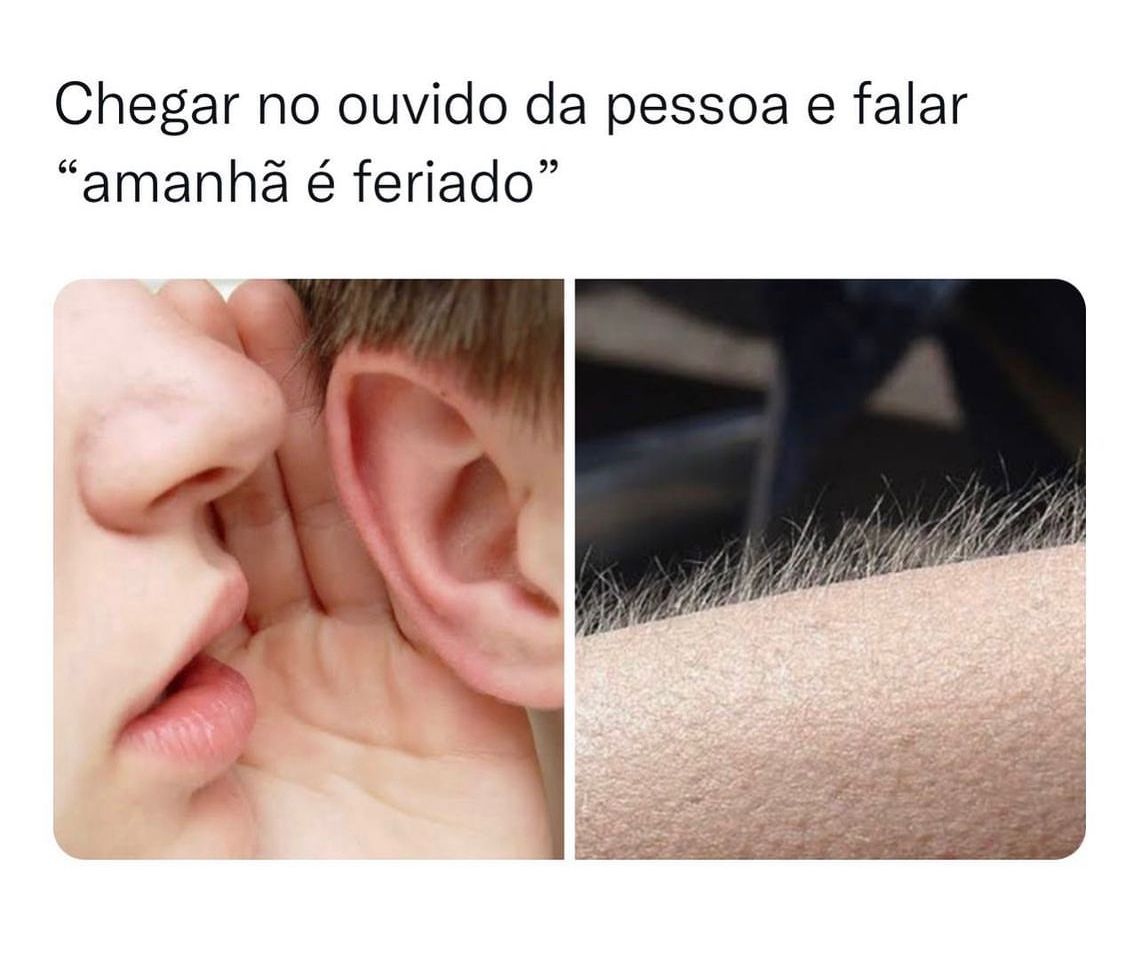 Amanhã é feriado