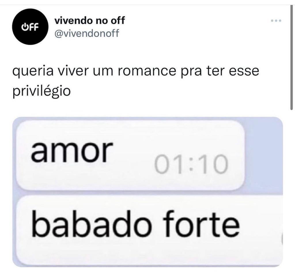 Namorar pra isso