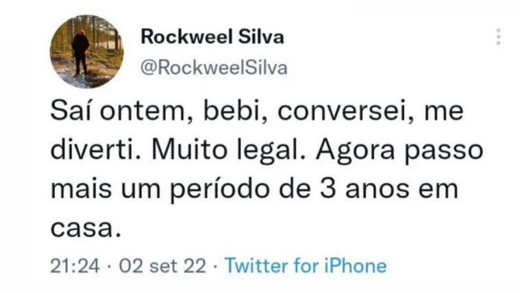 Agora passo um período de 3 anos em casa