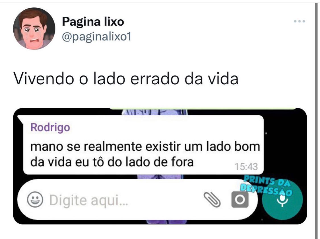 Vivendo o lado errado da vida