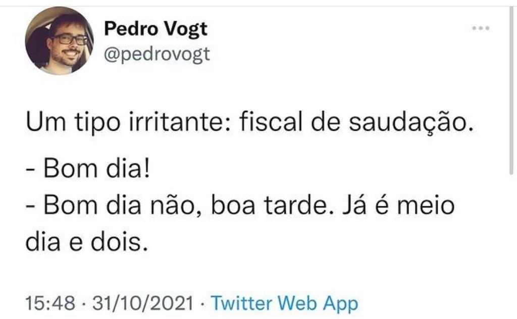 Um tipo irritante