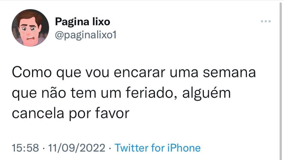 Alguém cancela, por favor
