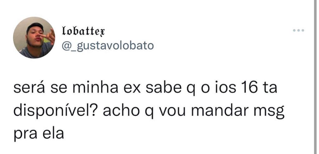 Acho que vou mandar msg pra ela