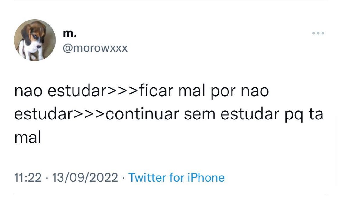 O ciclo que lasca o estudante