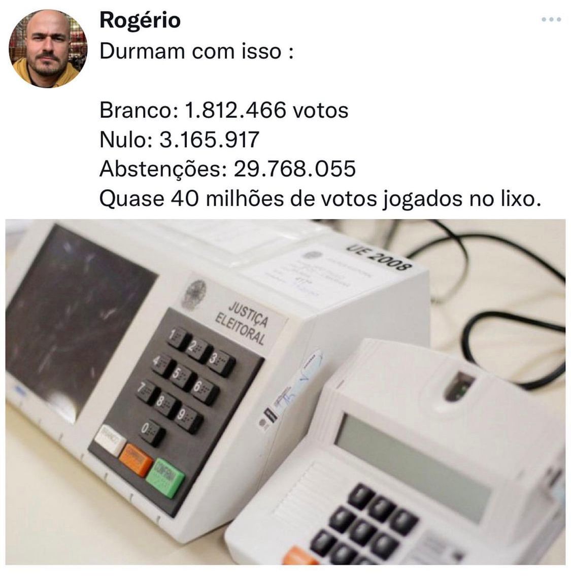 Isso foram as eleições