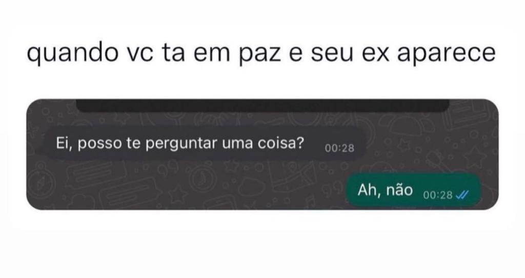 É só ficar bem