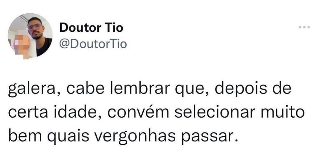 Vale lembrar isso aqui
