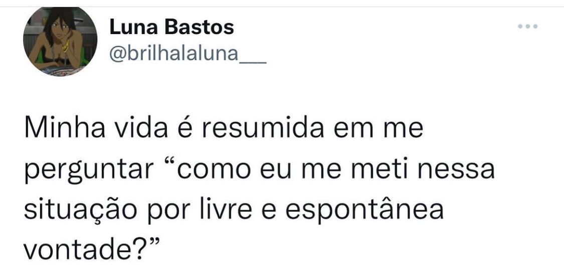 E eu nunca sei a resposta