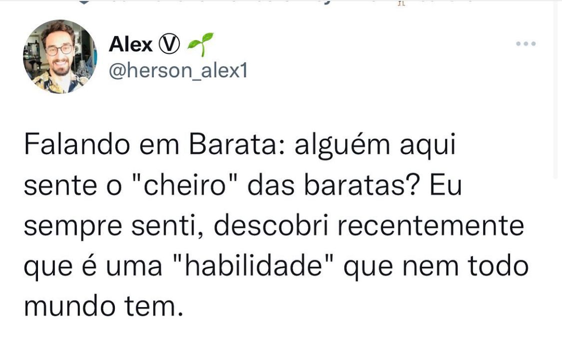 Uma habilidade que não quero ter