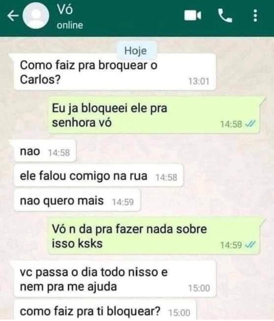 Podia ter essa opção né