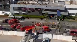 Corpo de Bombeiros homenageia bombeiro no Hospital São Mateus; Veja o vídeo