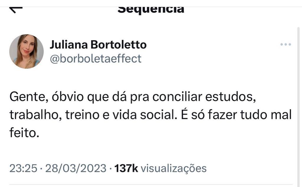 Óbvio que dá