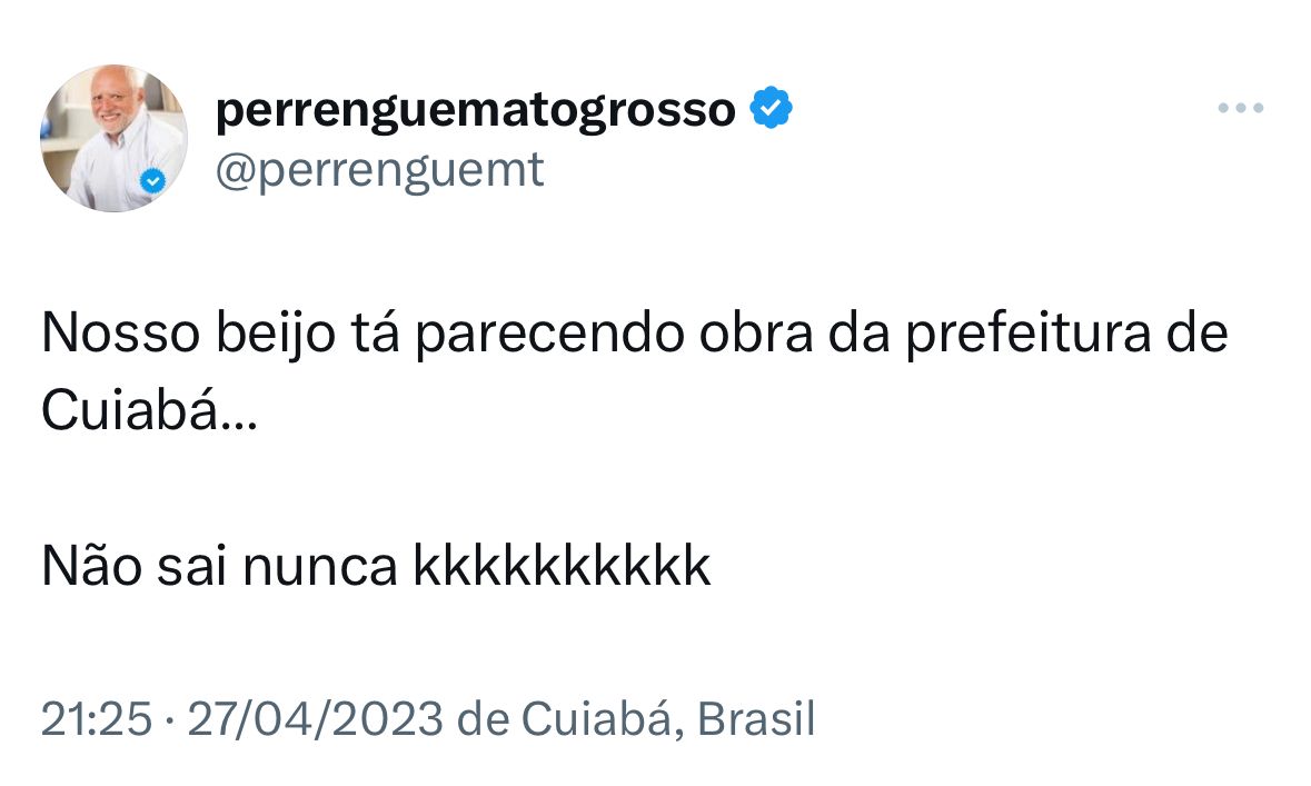 Obra da prefeitura, essa é nova