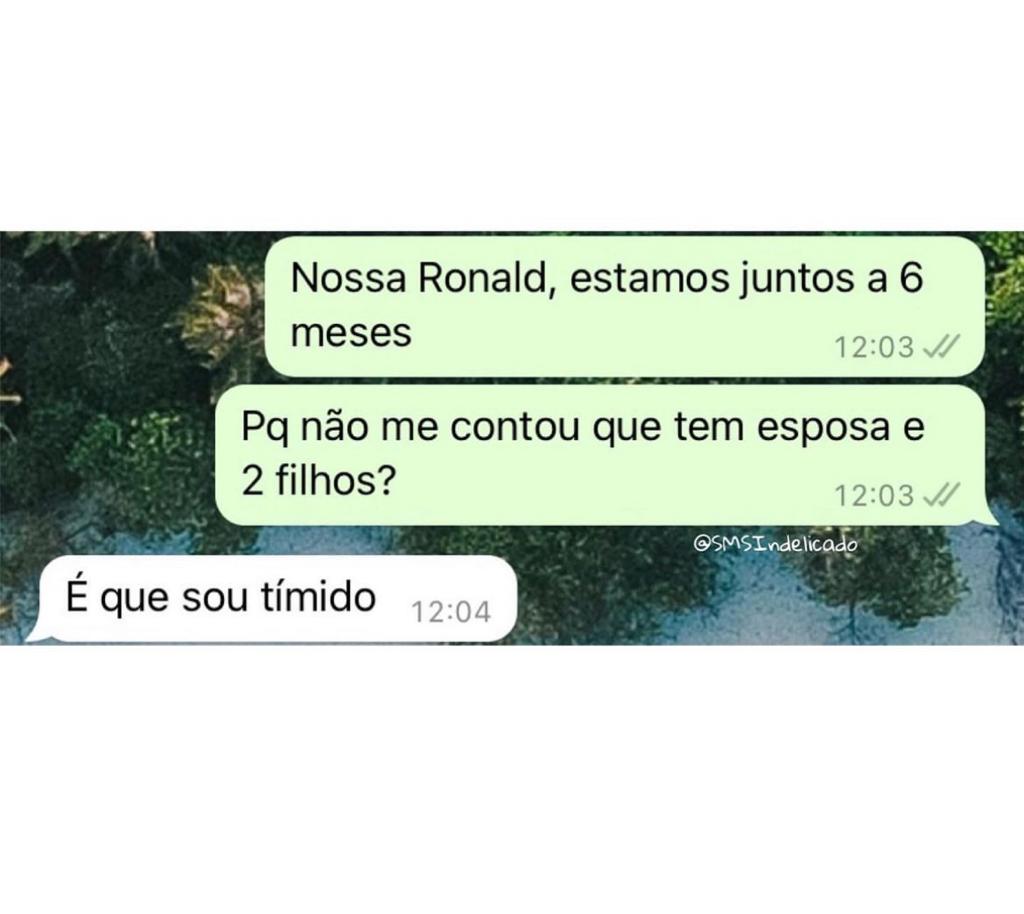 Tímido, sei.