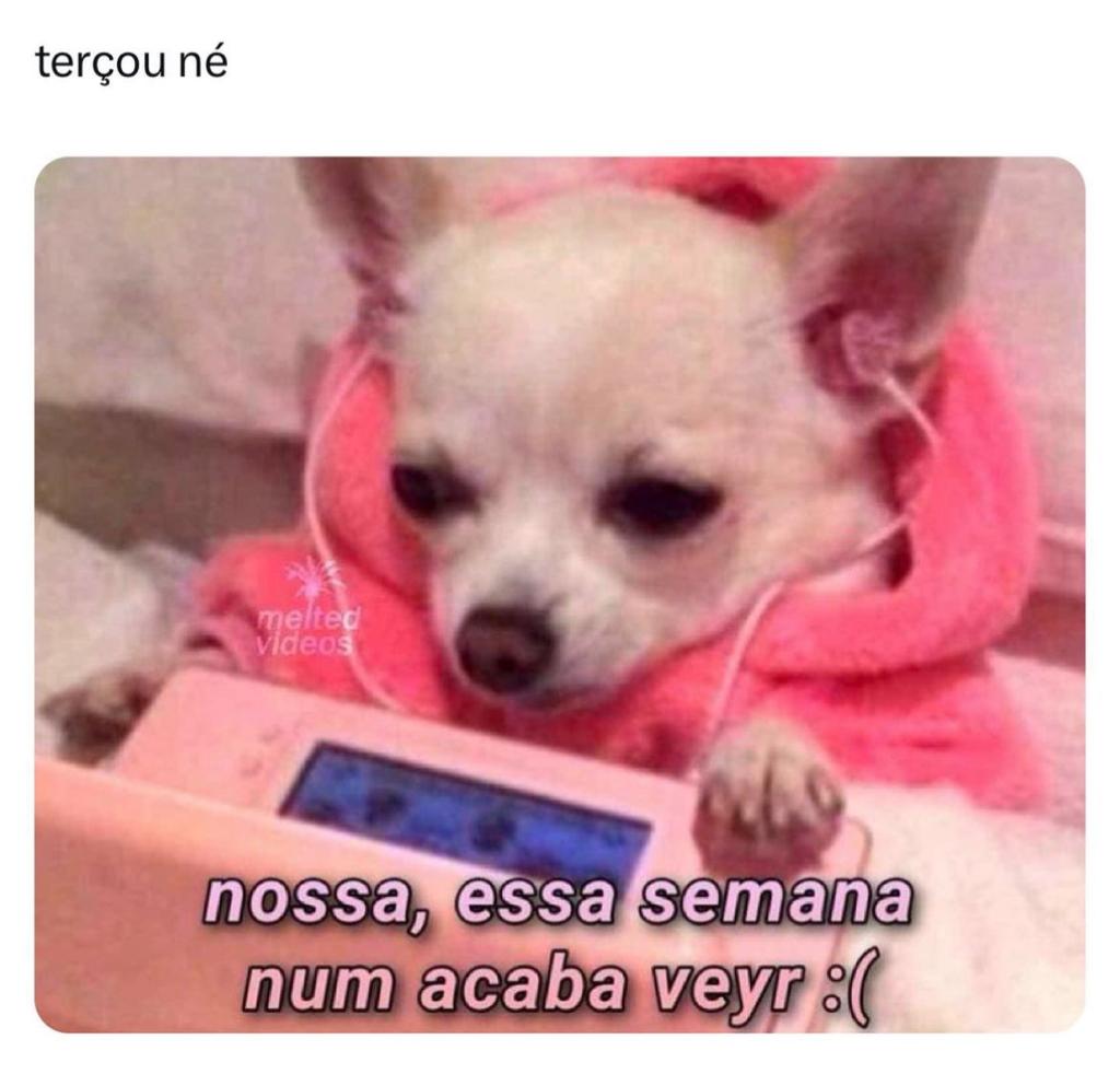 Pensei a mesma coisa mais cedo