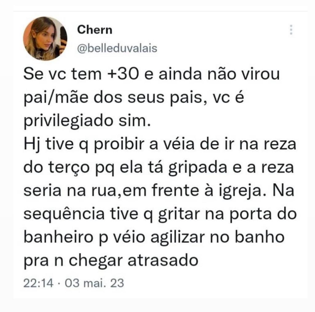 Se ainda não passou por isso é privilegiado sim