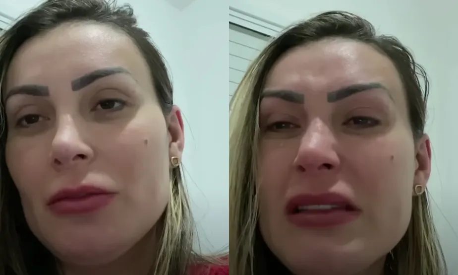 Andressa Urach chora ao comunicar decisão que tomou sobre seu OnlyFans