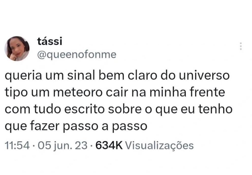 E da forma mais clara possível