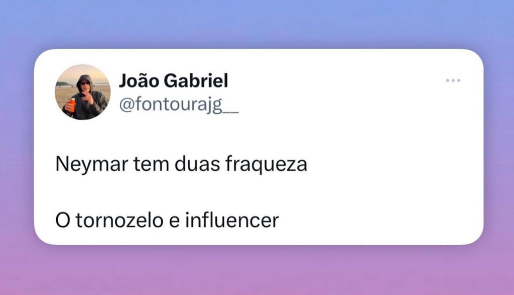 As fraquezas do Neymar